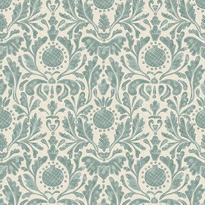 Purchase Ncw4591-02 | Honfleur Castellane Aqua - Nina Campbell Wallpaper