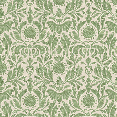 Purchase Ncw4591-03 | Honfleur Castellane Green - Nina Campbell Wallpaper