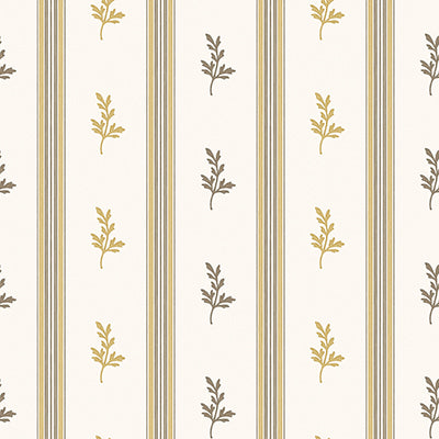 Purchase Ncw4592-03 | Honfleur Anduze Ochre/Chocolate - Nina Campbell Wallpaper