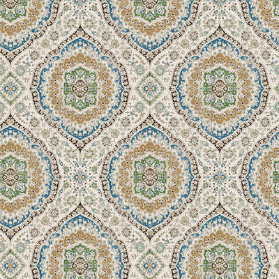 Purchase Ncw4597-01 | Honfleur Karabali Blue/Green - Nina Campbell Wallpaper