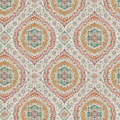 Purchase Ncw4597-02 | Honfleur Karabali Jade/Amethyst/Amber - Nina Campbell Wallpaper
