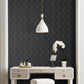 Purchase Nt6105 | Natural Discovery, Metallic Black Scallop - Candice Olson Wallpaper