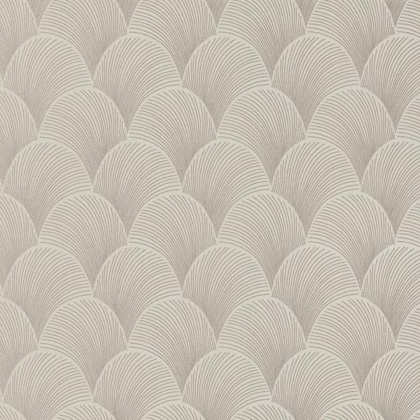 Purchase Nt6107 | Natural Discovery, Metallic Beige Gold Scallop - Candice Olson Wallpaper