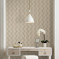 Purchase Nt6107 | Natural Discovery, Metallic Beige Gold Scallop - Candice Olson Wallpaper