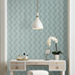 Purchase Nt6108 | Natural Discovery, Metallic Blue Pearl Scallop - Candice Olson Wallpaper