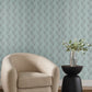 Purchase Nt6108 | Natural Discovery, Metallic Blue Pearl Scallop - Candice Olson Wallpaper