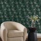 Purchase Nt6111 | Natural Discovery, Layered Deep Green Lily Pads - Candice Olson Wallpaper