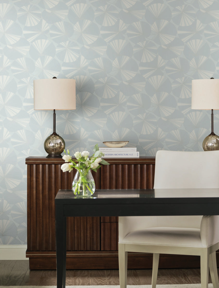 Purchase Nt6116 | Natural Discovery, Layered Spa Lily Pads - Candice Olson Wallpaper