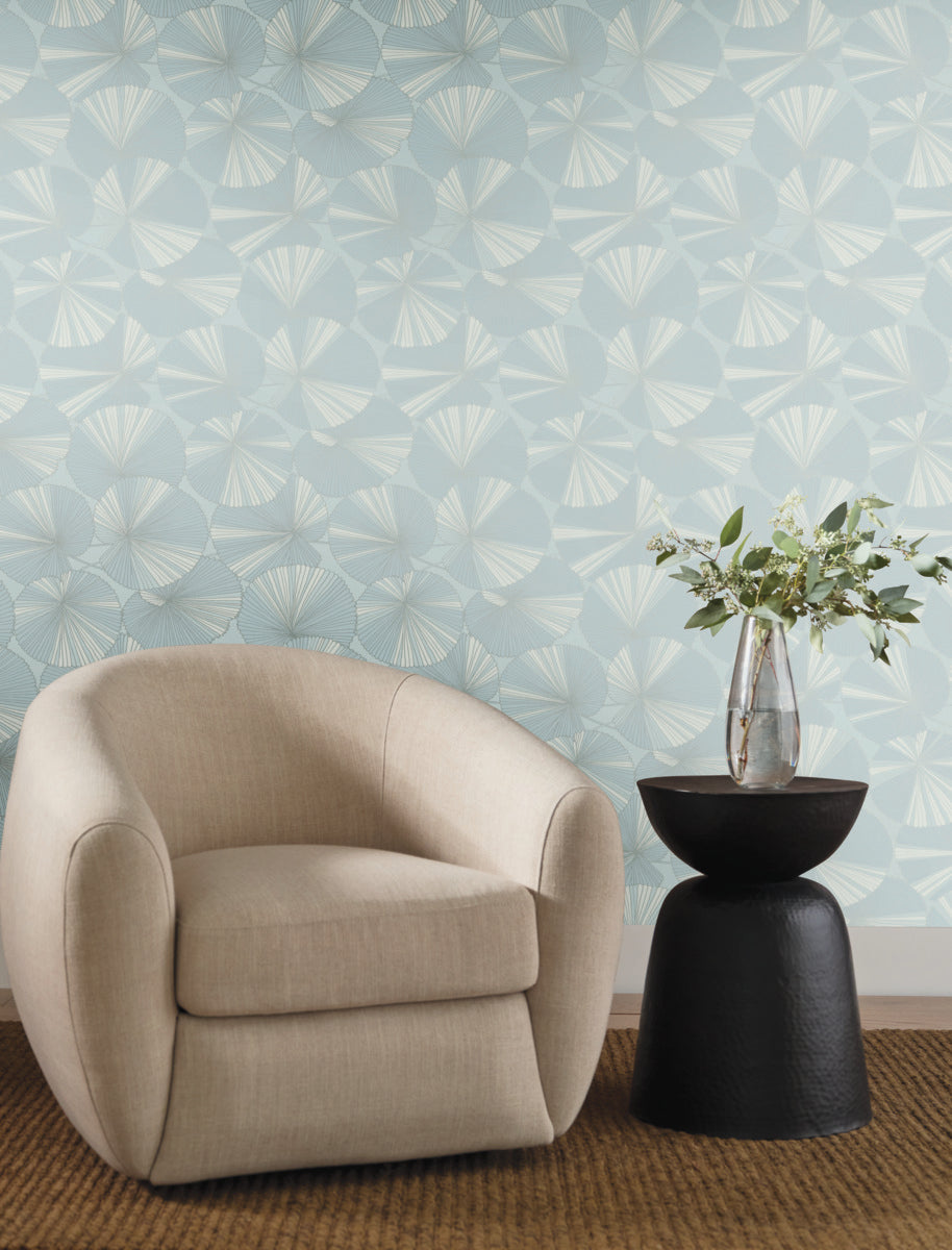 Purchase Nt6116 | Natural Discovery, Layered Spa Lily Pads - Candice Olson Wallpaper