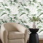 Purchase Nt6121 | Natural Discovery, Inky Green Palms - Candice Olson Wallpaper