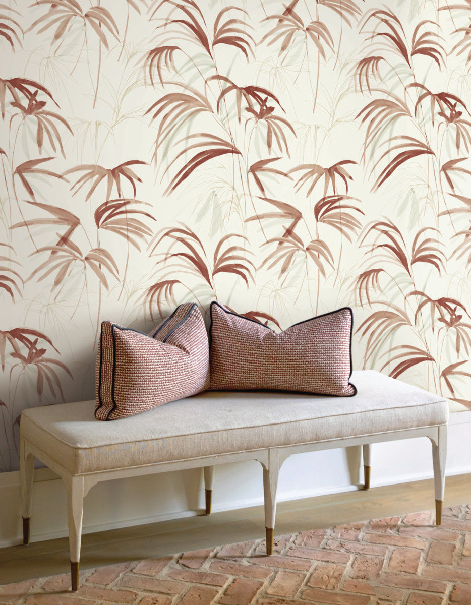 Purchase Nt6124 | Natural Discovery, Inky Clay Palms - Candice Olson Wallpaper