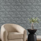 Purchase Nt6127 | Natural Discovery, Sculpted Charcoal Fans - Candice Olson Wallpaper