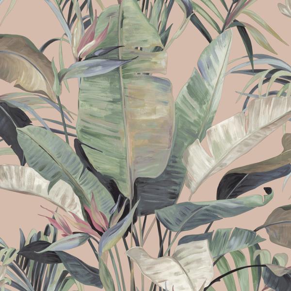 Purchase Nt6132 | Natural Discovery, Tropical Coral Cabana - Candice Olson Wallpaper