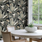 Purchase Nt6135 | Natural Discovery, Tropical Black Cabana - Candice Olson Wallpaper