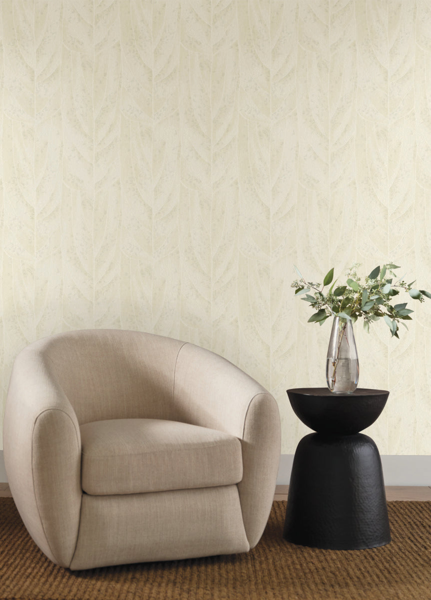 Purchase Nt6145 | Natural Discovery, Dicot Pearl Leaf - Candice Olson Wallpaper