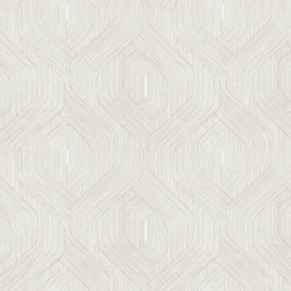 Purchase Nt6193 | Natural Discovery, Fine Line Taupe Geometric - Candice Olson Wallpaper