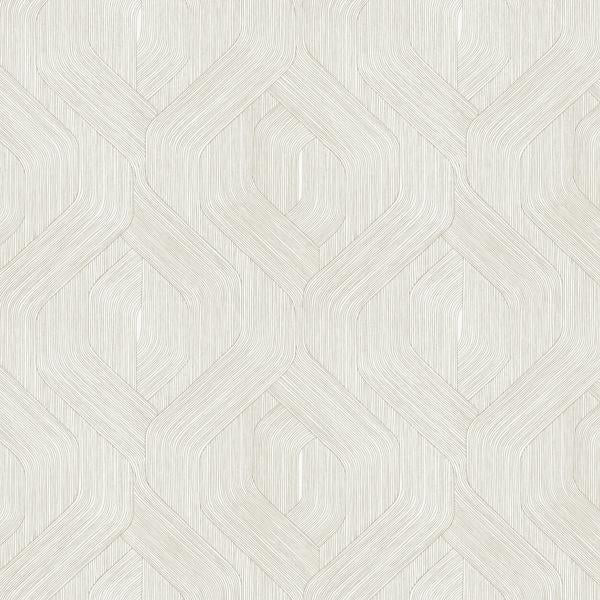 Purchase Nt6193 | Natural Discovery, Fine Line Taupe Geometric - Candice Olson Wallpaper