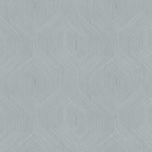 Purchase Nt6194 | Natural Discovery, Fine Line Blue Geometric - Candice Olson Wallpaper