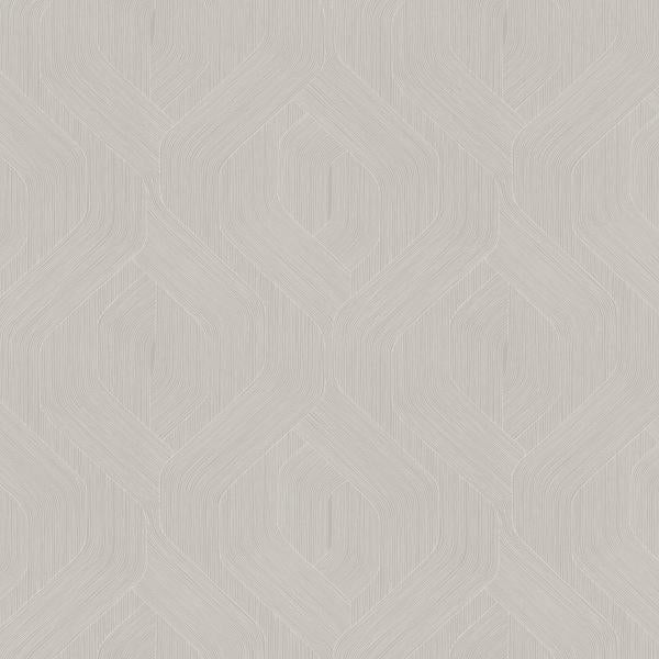 Purchase Nt6195 | Natural Discovery, Fine Line Taupe Geometric - Candice Olson Wallpaper