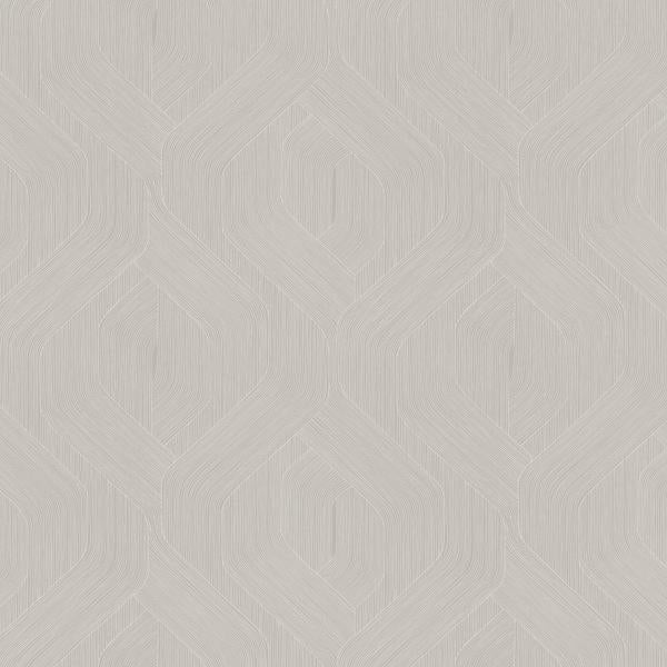 Purchase Nt6195 | Natural Discovery, Fine Line Taupe Geometric - Candice Olson Wallpaper