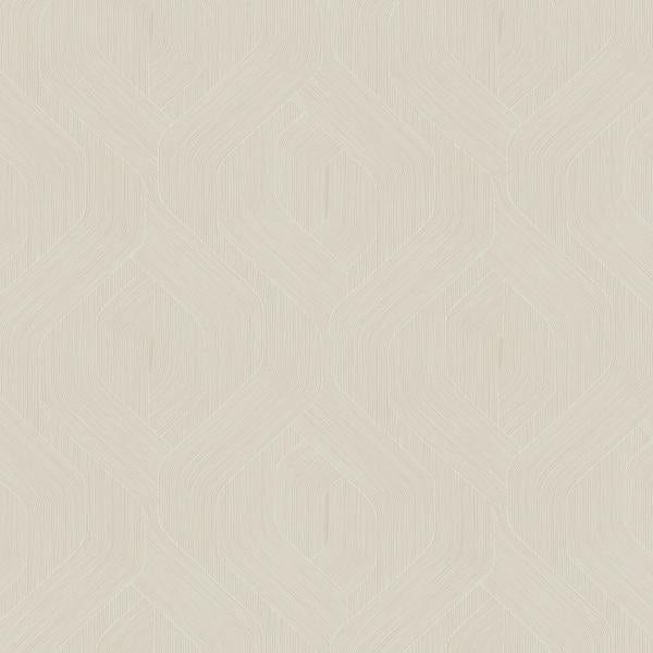 Purchase Nt6196 | Natural Discovery, Fine Line Beige Geometric - Candice Olson Wallpaper