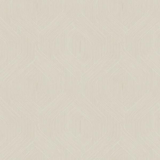 Purchase Nt6196 | Natural Discovery, Fine Line Beige Geometric - Candice Olson Wallpaper
