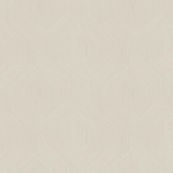 Purchase Nt6196 | Natural Discovery, Fine Line Beige Geometric - Candice Olson Wallpaper