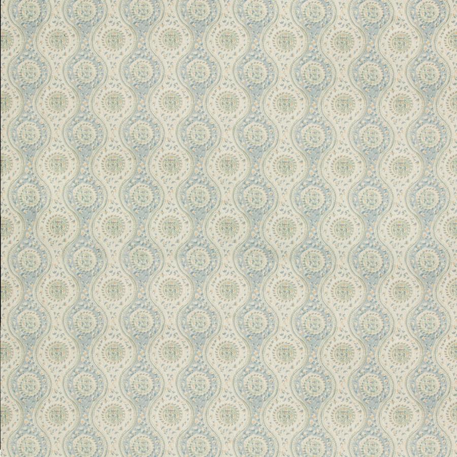 Sample 8019129-135 Nadari Print Sky/Aqua Ethnic Brunschwig and Fils Fabric