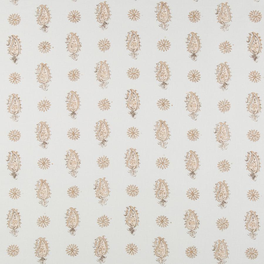 Sample 8016100-13 Onam Paisley Spa/Beige Paisley Brunschwig and Fils Fabric