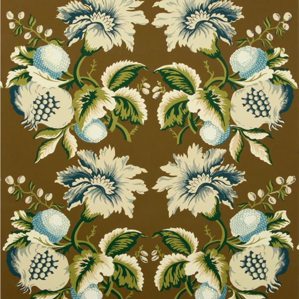 Sample P2013101.650.0 Jessup Paper Brown Botanical Lee Jofa Wallpaper