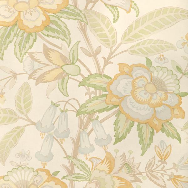 Purchase P2018103-423 Davenport Paper, Goldfloral - Lee Jofa Wallpaper - P2018103.423.0