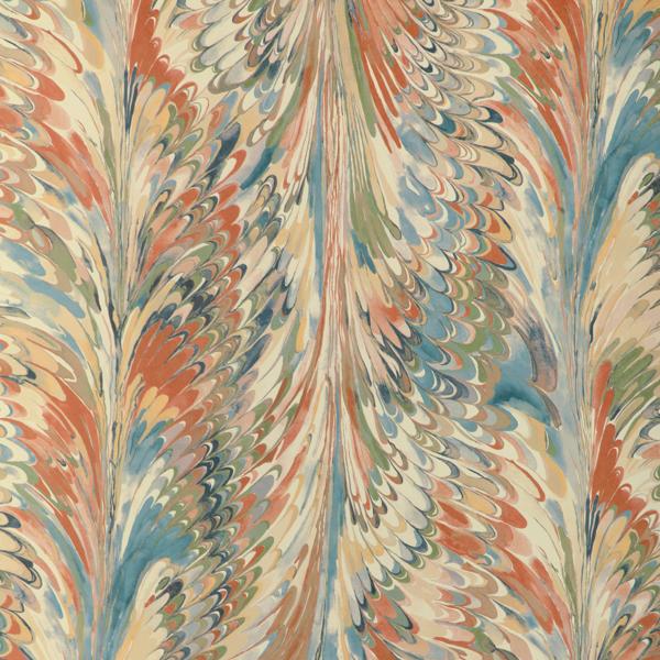 Sample - P2019103-312 | Taplow Paper, Multi Color Abstract - Lee Jofa Wallpaper - P2019103.312.0