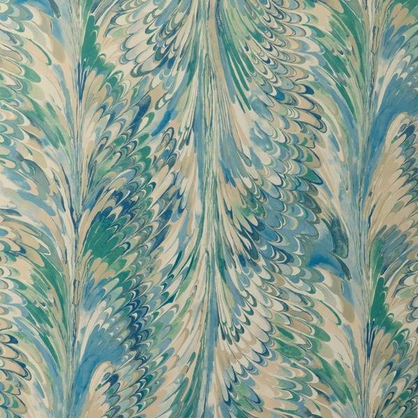 Sample - P2019103-516 | Taplow Paper, Blue Abstract - Lee Jofa Wallpaper - P2019103.516.0