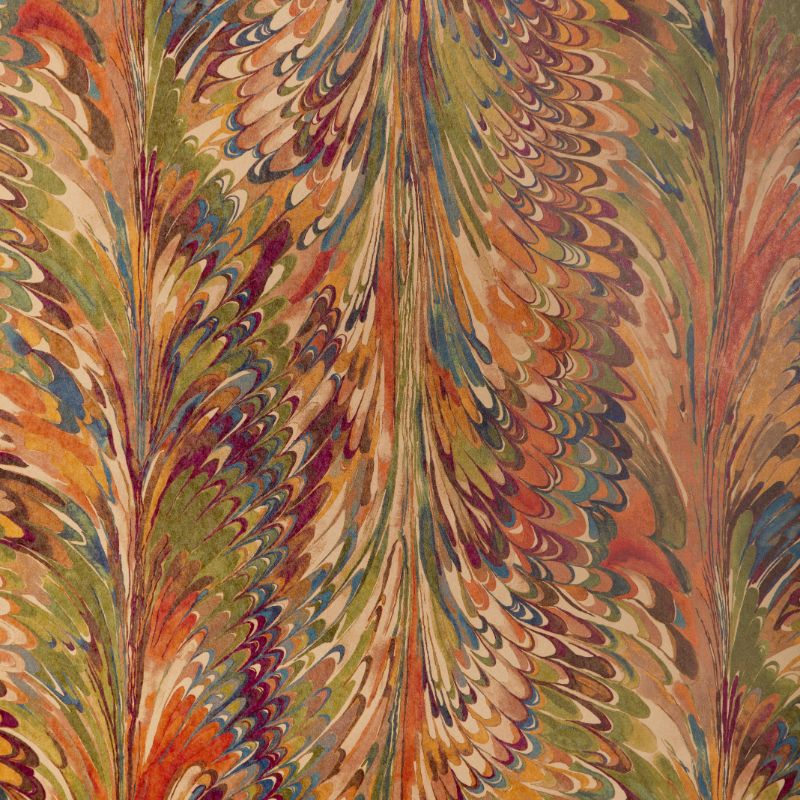 Sample - P2019103.610.0 | Taplow Paper, Orange Abstract - Lee Jofa Wallpaper