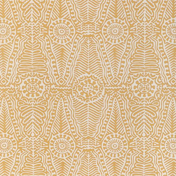 Sample - P2020112-40 | Drayton Paper, Gold Global - Lee Jofa Wallpaper - P2020112.40.0