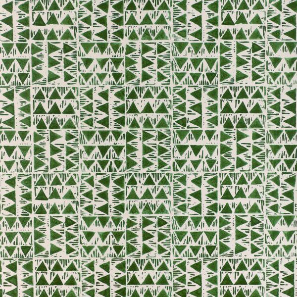 Sample - P2020114-3 | Yampa Paper, Green Geometric - Lee Jofa Wallpaper - P2020114.3.0