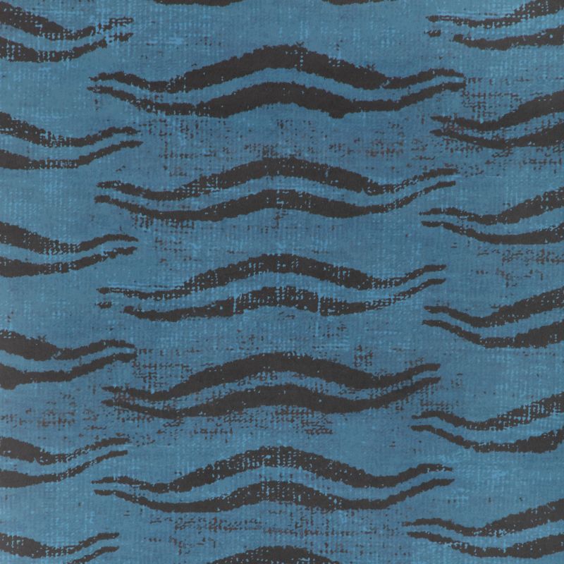 Sample - P2023112.5.0 | Beckett Paper, Blue Abstract - Lee Jofa Wallpaper