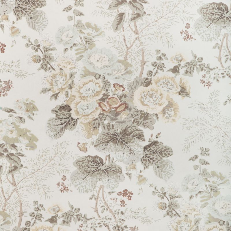 Purchase P2023116.1611.0 Althea Paper, Grey Floral - Lee Jofa Wallpaper