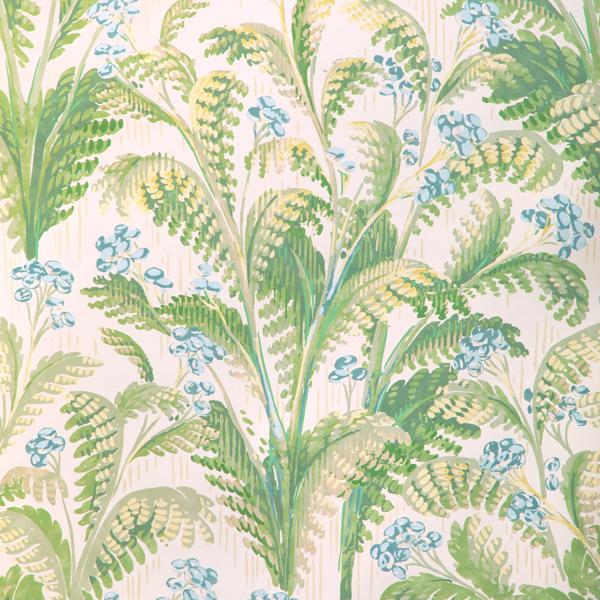 Sample - P2023125-153 | Pashley Paper, Green Tropical - Lee Jofa Wallpaper - P2023125.153.0
