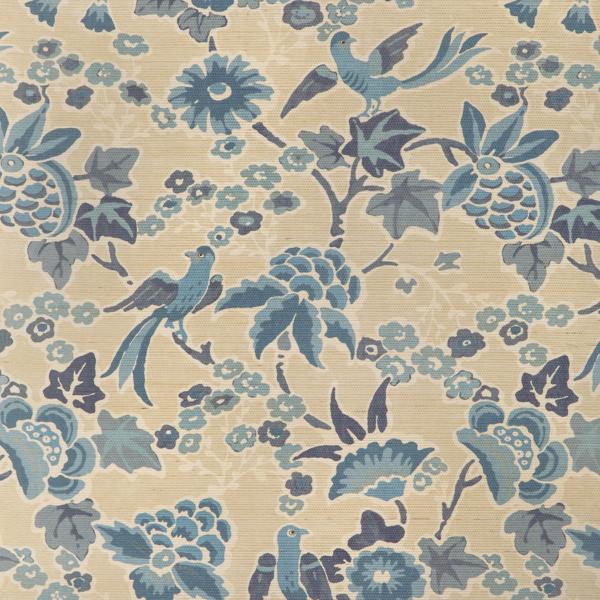 Purchase P2023127-516 Posy Paper, Blue Tropical - Lee Jofa Wallpaper - P2023127.516.0