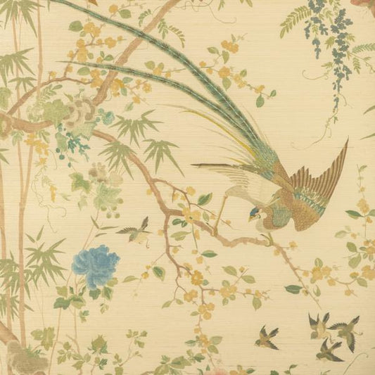 Purchase P2025101-34 Mandalay Sisal, Green Chinoiserie - Lee Jofa Wallpaper - P2025101.34.0