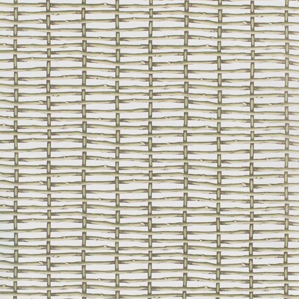 Sample - P2025107-123 | Twig Fence Wp, Green Organic Textures - Lee Jofa Wallpaper - P2025107.123.0