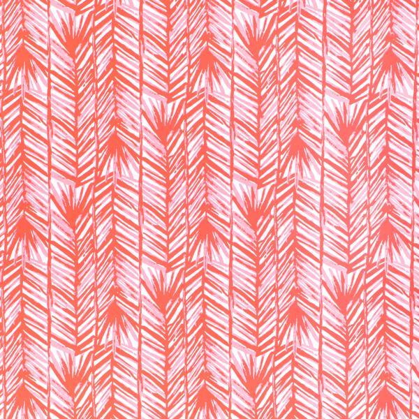 Sample - P2025109-712 | Costa Verde Wp, Red Chevron - Lee Jofa Wallpaper - P2025109.712.0
