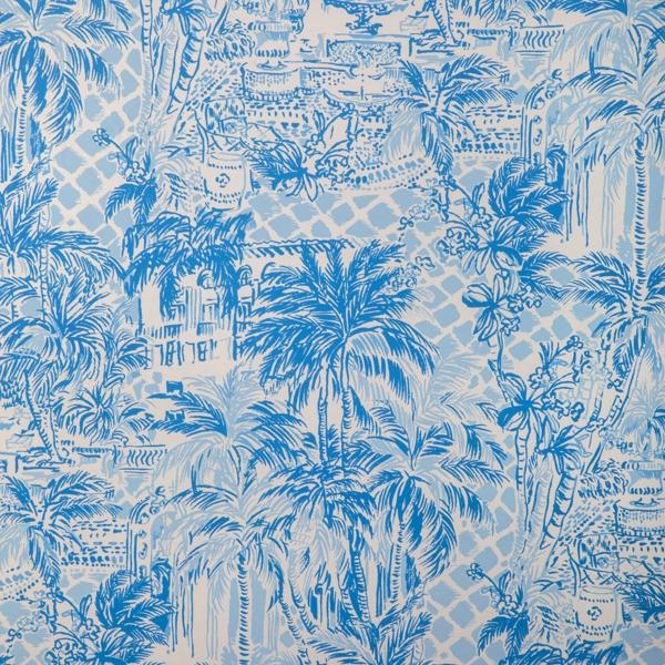Purchase P2025113-550 Palm Beach Wp, Blue Tropical - Lee Jofa Wallpaper - P2025113.550.0