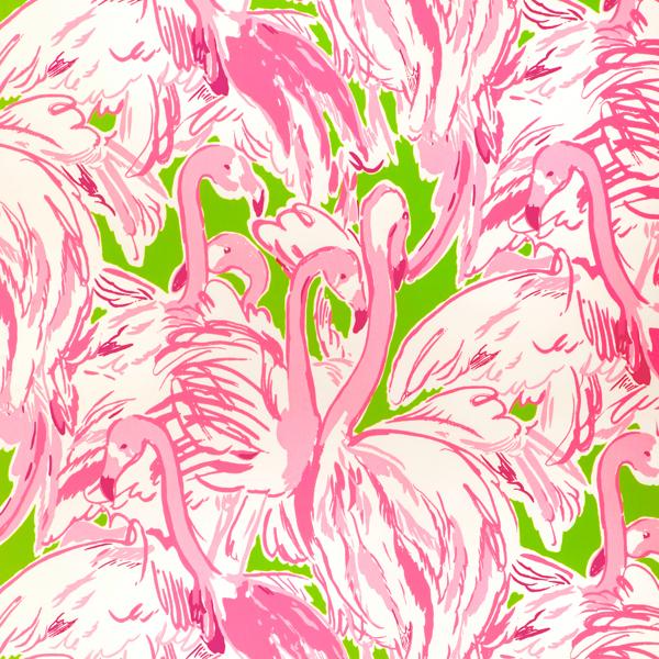 Sample - P2025114-73 | Pink Colony Wp, Pink Tropical - Lee Jofa Wallpaper - P2025114.73.0