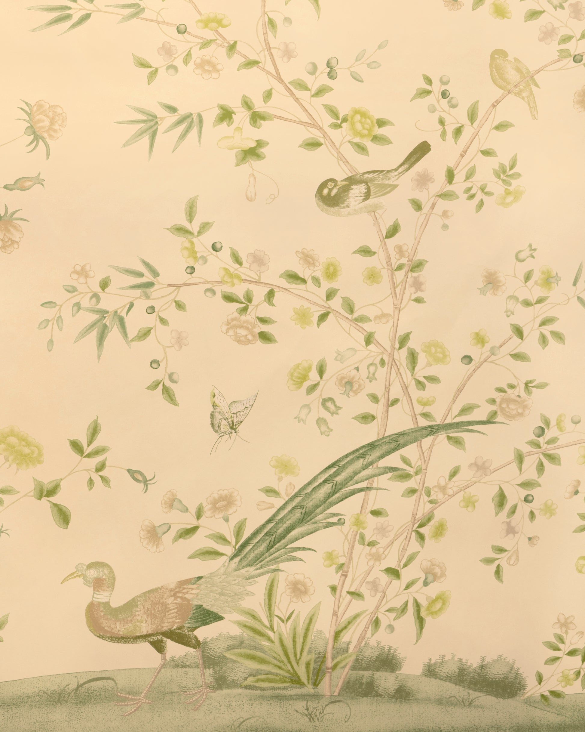 Purchase P2025120-316 Whitley Hall Wp Pnl, Beige Animals - Lee Jofa Wallpaper - P2025120.316.0