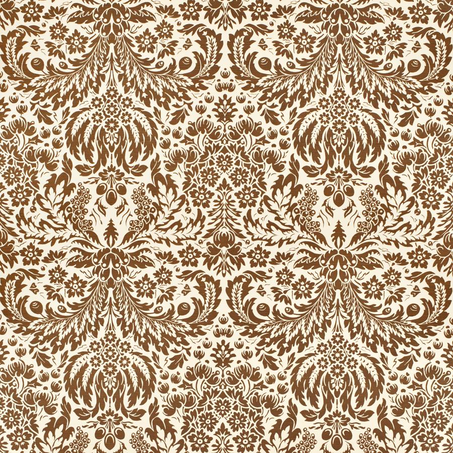 Purchase P2025123-61 Damask Wp, Brown Damask - Lee Jofa Wallpaper - P2025123.61.0