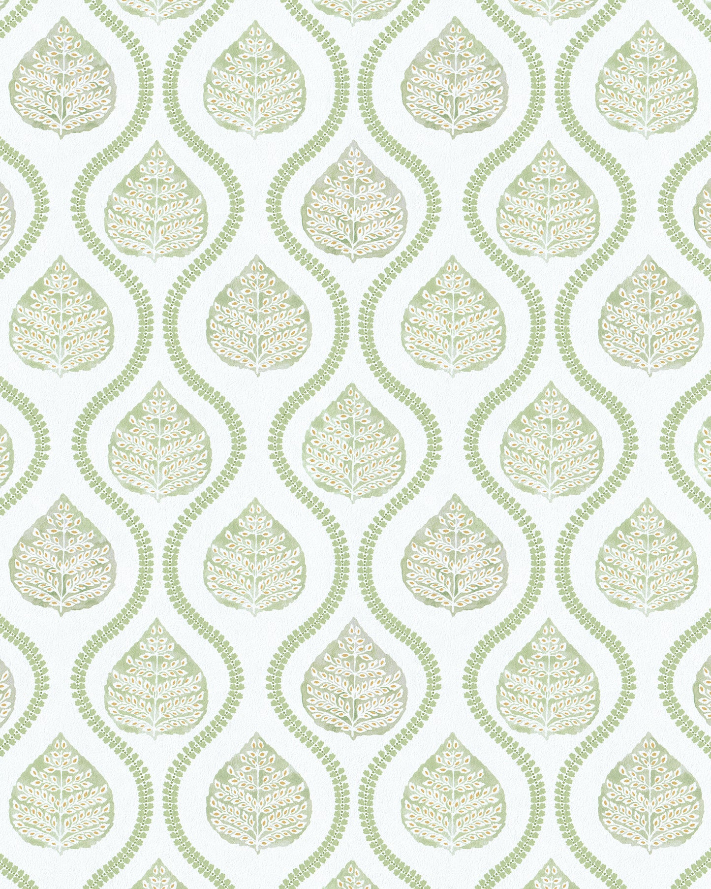 Purchase P2026102A-316 Elsie Paper, Green Ogee - Lee Jofa Wallpaper - P2026102A.316.0