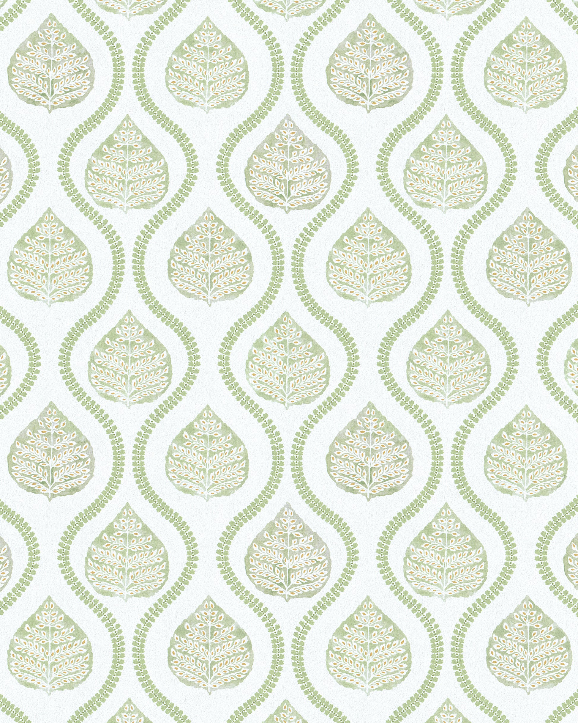 Purchase P2026102A-316 Elsie Paper, Green Ogee - Lee Jofa Wallpaper - P2026102A.316.0