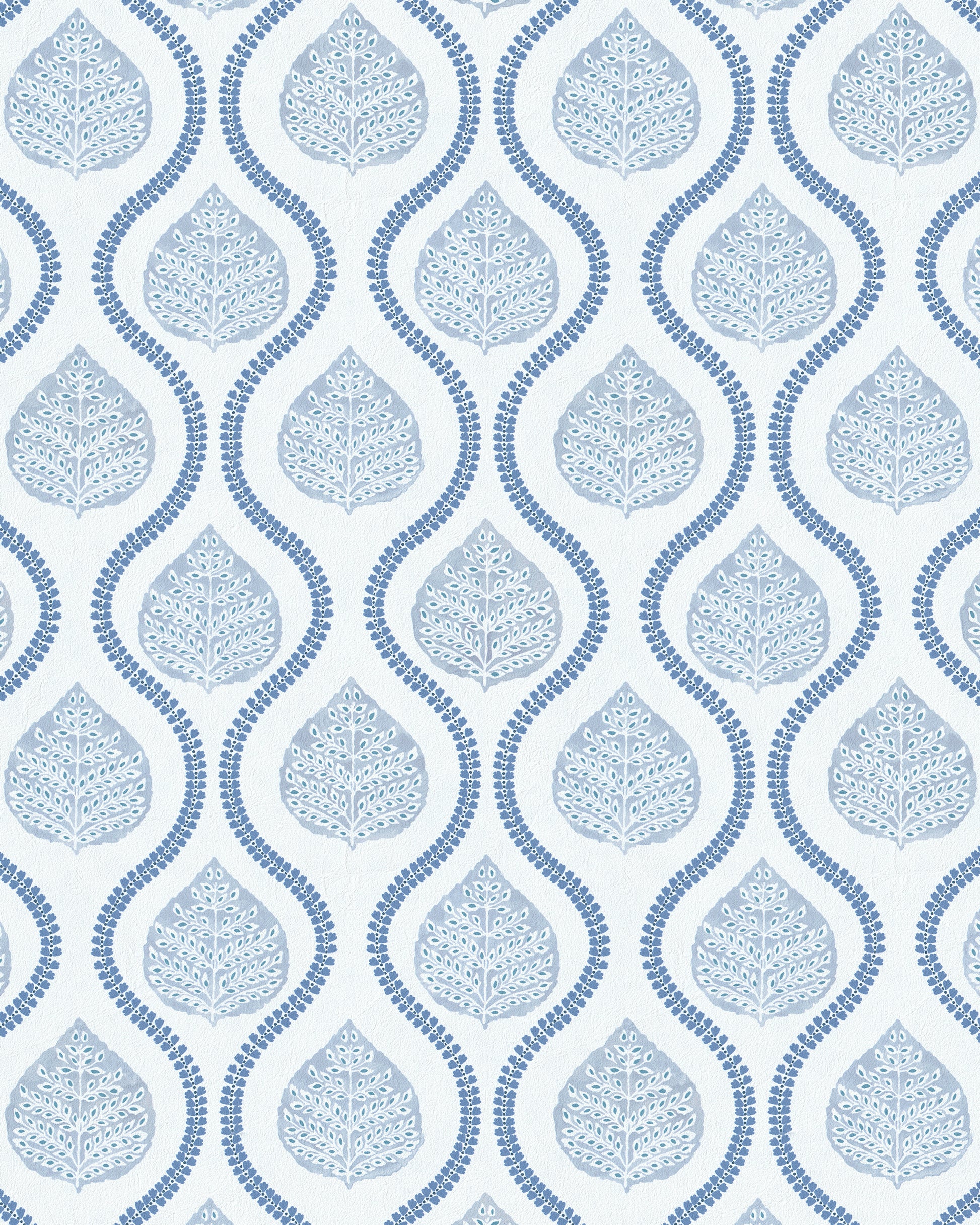 Purchase P2026102A-55 Elsie Paper, Blue Ogee - Lee Jofa Wallpaper - P2026102A.55.0